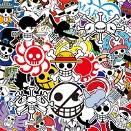 50pcs Stiker ONE PIECE - Jolly Roger One Piece Terlengkap