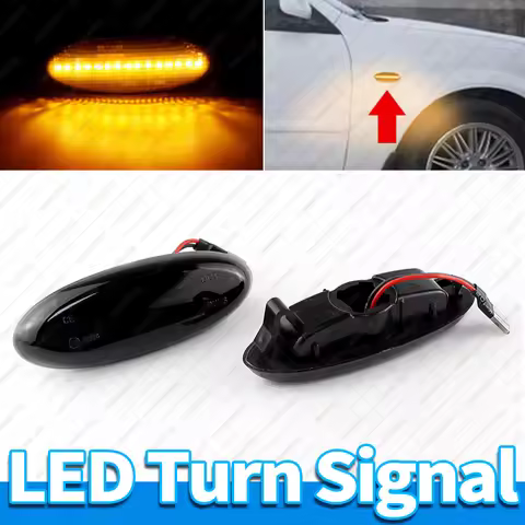 2PCS LED Dynamic Sequential Side Marker Light FOR Mazda 323 626 IV C V MX-6 Coupe F V VI Hatchback S