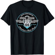 Men's cotton T-shirt HWY 66 100 Year Anniversary Keepsake T-Shirt