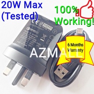 (QC 2.0) ORIGINAL HTC Fast Charging Adapter Micro USB Cable Set Lenovo Phab 2 Pro Plus A1000 A6000 A