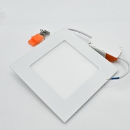 DOWNLIGHT 4" 9W PANEL (SQ) FSL ACRYLIC WHITE 4" SQUARE