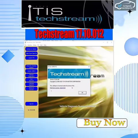 2026 hot sale for MINI VCI Techstream 17.10.012 coding diagnose car scanning OTC Scanner ECM ECU cod