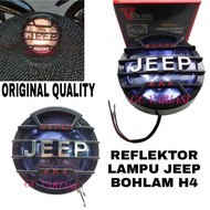 JEEP 4X4 H4 HEADLAMP HEADLAMP/HEADLAMP JEEP 4X4 HEADLIGHT REFLECTOR H4 HI-LO YELLOW YELLOW HEADLAMP 