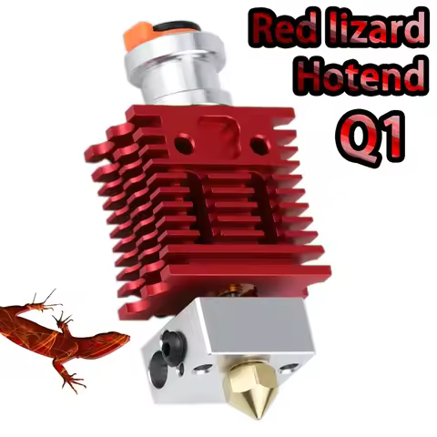 Red Lizard Q1 Radiator Ultra Precision 3D Printer Extruder Is Compatible with The V6 Hotend and CR10