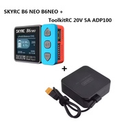 SKYRC ADP100 SC100 B6NEO EU อุปกรณ์ชาร์จอัจฉริยะ DC 200W PD 80W Lipo แบตเตอรี่เครื่องชาร์จแบบสมดุล D
