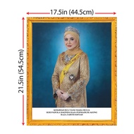 Bingkai Potret Permaisuri Agong Malaysia