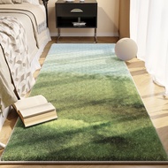 Tikar Lantai Karpet Panjang Warna Morandi Imitasi Kasmir Bilik Tidur Anti Slip Mesin Boleh Cuci 40x6