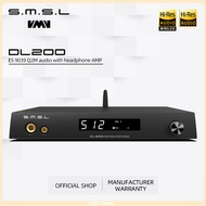 SMSL DL200 AUDIO DAC Headphone Amplifier MQA-CD ES9039Q2M True Balanced APTX HD OPA1612 DSD512 DAC