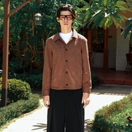 Signore Minimal Button Suede Size L