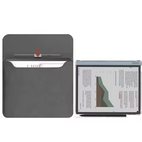 2-IN-1 For Onyx Boox Tab Ultra C 10C Pro Clear Pencil Holder TPU Airbags Shockproof Cover Case + Sle