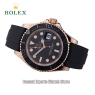 Rolex Watch For Women Men Automatic Original Pawnable Waterproof Rolex  Submariner Rubber Strap Gold