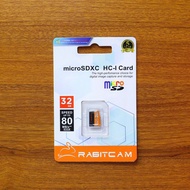 Dedicated Memory Card for Camera, RABITCAM Memory Card 32GB/64GB/128GB/256GB (Warranty: 3 YEARS)