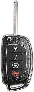 Flip Key Fob Keyless Entry Remote fits 2013-2015 Hyundai Santa Fe (95430-4Z100, TQ8-RKE-3F04)
