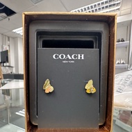 coach 蝴蝶耳環