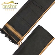 Afghan Patu Blanket Islam Muslim Black Rida Yamani Original Woven Surban Solo Wool Yemeni Yemen Arab