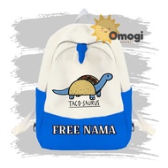 Omogi apparel - Anomali Taco-Saurus Children's Backpack Kindergarten Elementary School Children's Ba