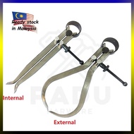 150mm Metal Carbon Steel Spring Caliper Metric Inside Internal Caliper Outside External Caliper Meas