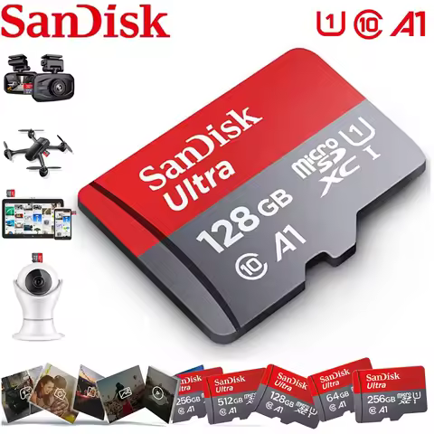 SanDisk Speed Memory Card 256GB 512GB Extreme micro SDXC UHS-l High Card 150MB/s 32G A1 64G 128G 256