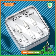 Tip Apple Pencil Replacement Hard Hb Nib Apple Pencil Gen 1 2 Apple Pencil Tips Replacement 6 Pcs Re