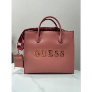 Authentic Guess MAISEY BiG CARRYALL PINK Bag Second Hand For Ipad Notebook Available Beautiful And S