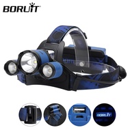 [CLEARANCE SALE] BORUiT B21 LED Powerful Headlamp 3000LM Rechargeable Waterproof Camping Head Torch