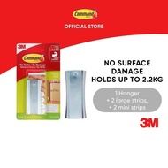 3M Command Universal Picture Hanger, 17047, No Surface Damage, Holds Up to 2.2Kg, 1 pc/pack, For pic