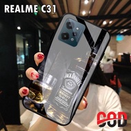HP Realme C31 Glass Softcase - Casing Realme C31hp - Case Realme C31hp - Realme C31 Softcase [H08]