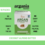 [10 SQUEEZE PACK] Argania Almond Butter Spread - Coconut