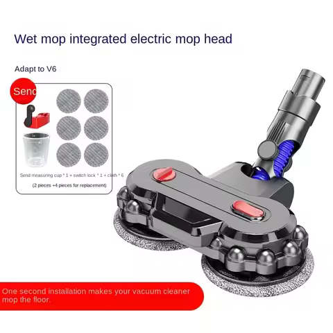 Floor Mop Head for Dyson V10/V11/V15/V7/V8/G5 Vacuum Cleaner Electric Mop Attachment with Detachable