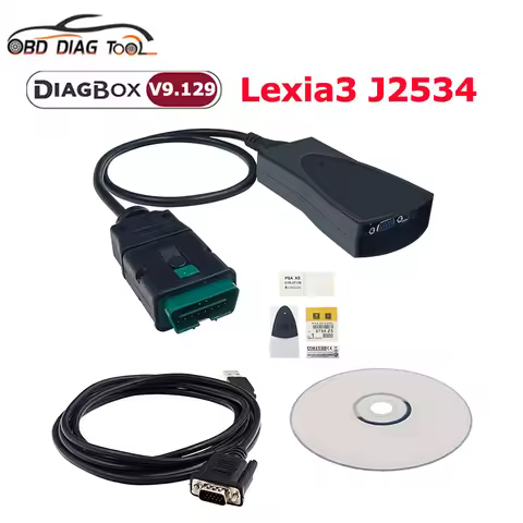 Golden Lexia 3 j2534 PP2000 Diagbox V9.129/9.96 OBD2 Scanner Lexia3 For Citroen/Peugeot Replace Full
