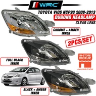 Toyota Vios NCP93 2008 - 2013 Dugong Headlamp ( Clear Lens )
