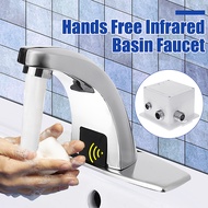 DC6V Automatic Hands Electric Touchless Bathroom Sensor Faucets Water Saving Mixers Sensor Tap Batte