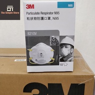 3M Particulate Respirator 8210V (10pcs) + Hand Sanitizer 100ml (1pc)