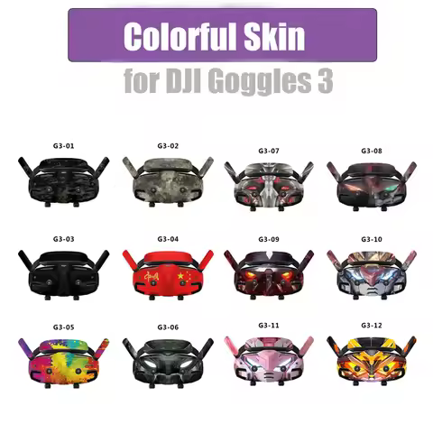 Colorful Skin for DJI Avata 2 for DJI Goggles 3 Sticker Glasses Protection Accessories PVC Stickers