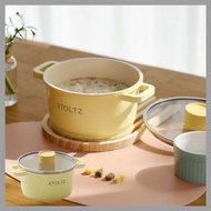 Ceramic Coated Double Handle Casserole Pot 16cm – Induction & All Heat Sources Compatible