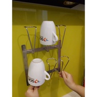 304 stainless steel wall-mounted cup holder