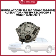 HONDA ACCORD S84 S86 GEN6 (1997-2002) ALTERNATOR 4PIN 6PK RECON OEM 3 MONTH WARRANTY