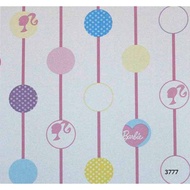 Barbie Wallpaper Cartoon Pattern NO.3777