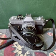 專業相機店 不能用的 CANON FTB+ 50mm F1.8 零件機 擺飾 道具