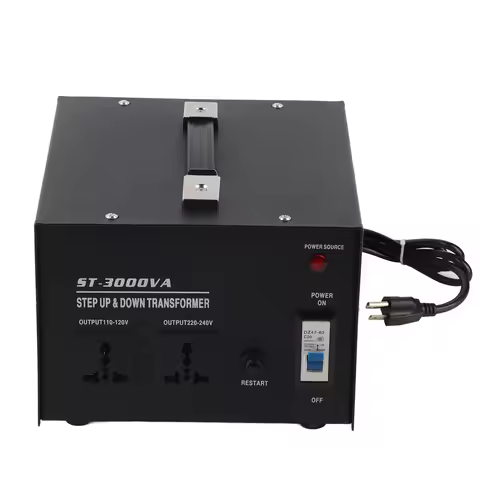 ST-3000VA 3000W Voltage Converter Single Phase to Power Transformer 110V to 220V Voltage Converter