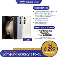 Samsung Galaxy Z Fold5 5G (12GB+256GB/512GB/1TB) Smartphone - Original 1 Year Warranty by Samsung MY