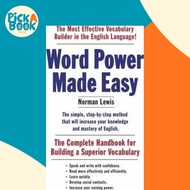 Word Power Made Easy : The Complete Handbook for Building a Superior Vocabulary by Norman Lewis (US 