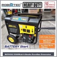 ROBINTEC 5500Watt/5.0KVA Gasoline Generator RGY6502 - Super Heavy Duty - 1 Year Local Warranty -