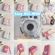 For Sony DSC-W80 CCD Camera Storage Bag 10x16.2cm Size Trendy Cartoon Series with Waterproof Anti dr