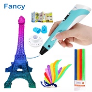 3D Pen for Kids, 3D Printing Pen with LCD Screen, Compatible PLA ABS Filament, 3D Drawing Pen Educational STEM Toy, Arts Crafts Model DIY, Non-Clogging, Easy to Use, Ready Stock