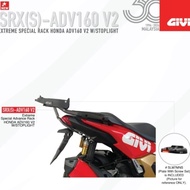 GIVI RACK ADV160 MONORACK VERSION 2 WITH LED + BOX B32N B33NM B32NB B42N E350N2 B32NB-ADV B33N2M B45