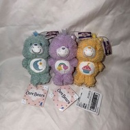 全新 日本正版 Care Bears 毛公仔 毛巾 毛毛 羊羔毛 毛絨 景品 彩虹熊 愛心熊 易怒熊 心心相印 月亮 紫色 湖水綠 淺藍 粉紅 掛袋 吊飾 掛飾 掛件 鎖匙扣 情人節 生日禮物 公仔 