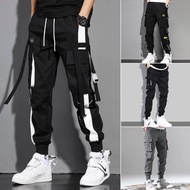 M-5XL READY STOCK Cargo Pants Men Trendy Fashion Loose Plus Size Casual Pants