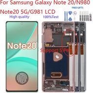 'No burns or aging'Note20 5G Super Amoled 6.7" LCD For Samsung Galaxy Note 20 N980F N980F/DS N981B/D