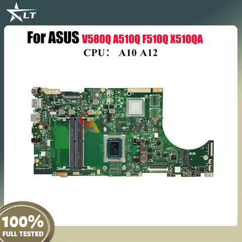 X510QR Laptop Motherboard For ASUS VivoBook A510Q X510QA F510Q X510Q X510QR V580Q Mainboard With A10